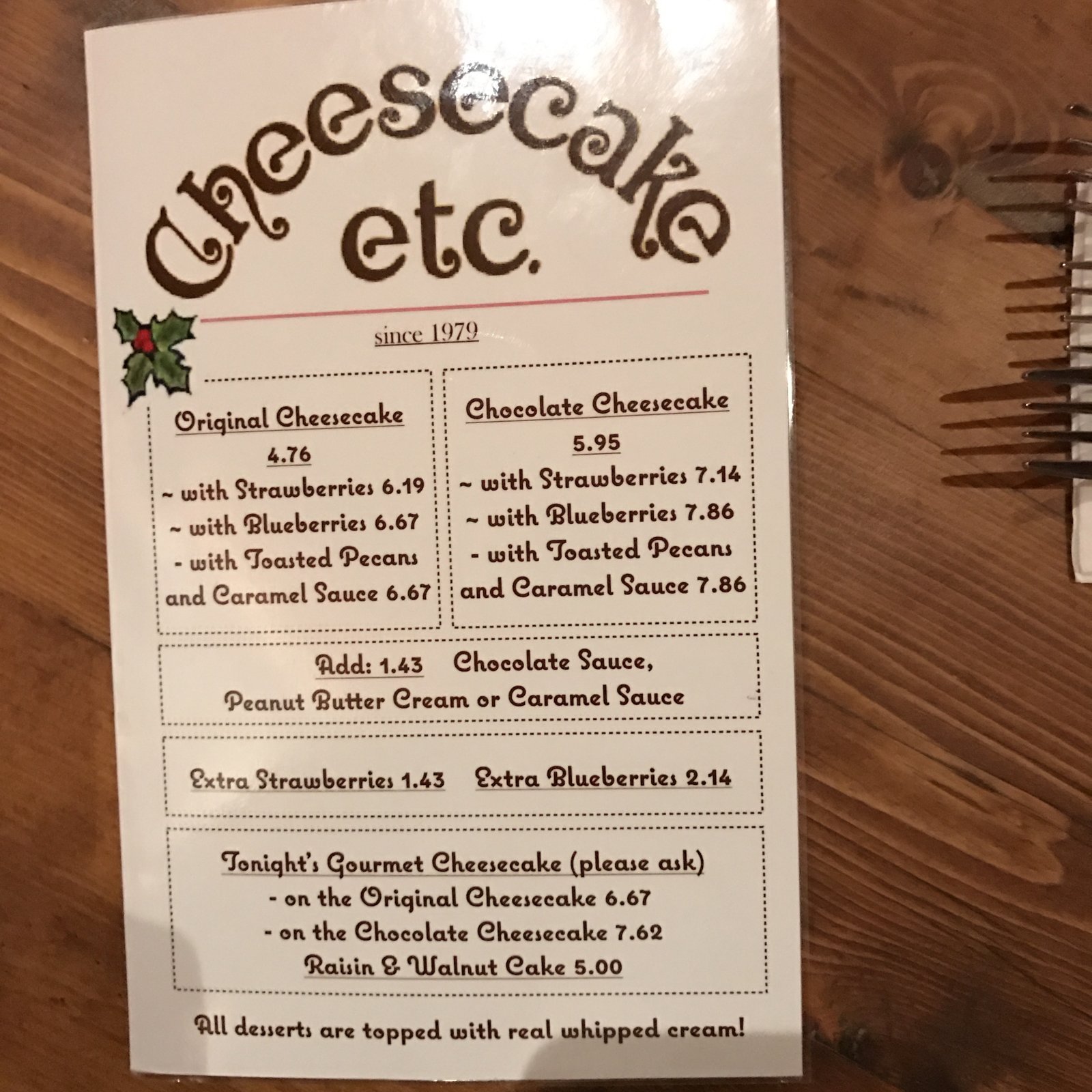 Cheesecake etc., Vancouver