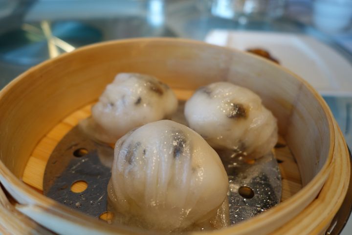 Dim sum at Lung King Heen, Hong Kong
