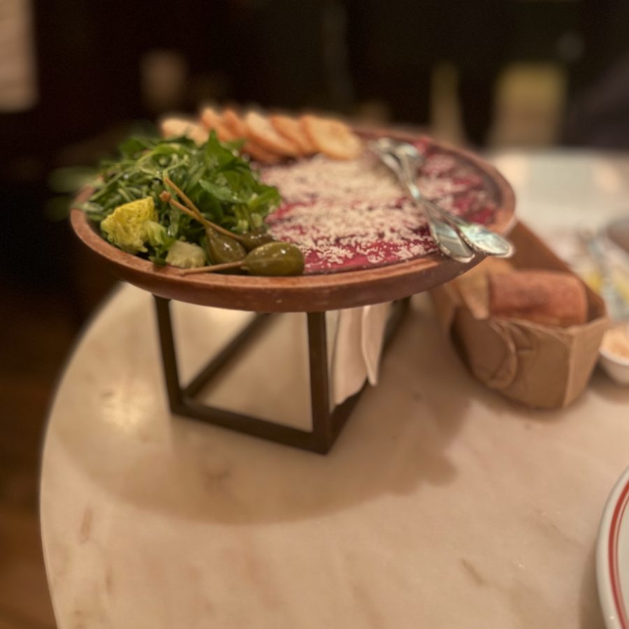 Beef carpaccio at Reitoria, 2025