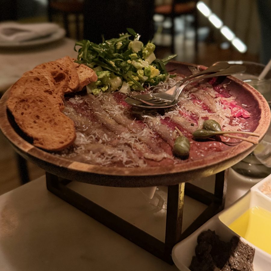 Beef carpaccio at Reitoria, 2026