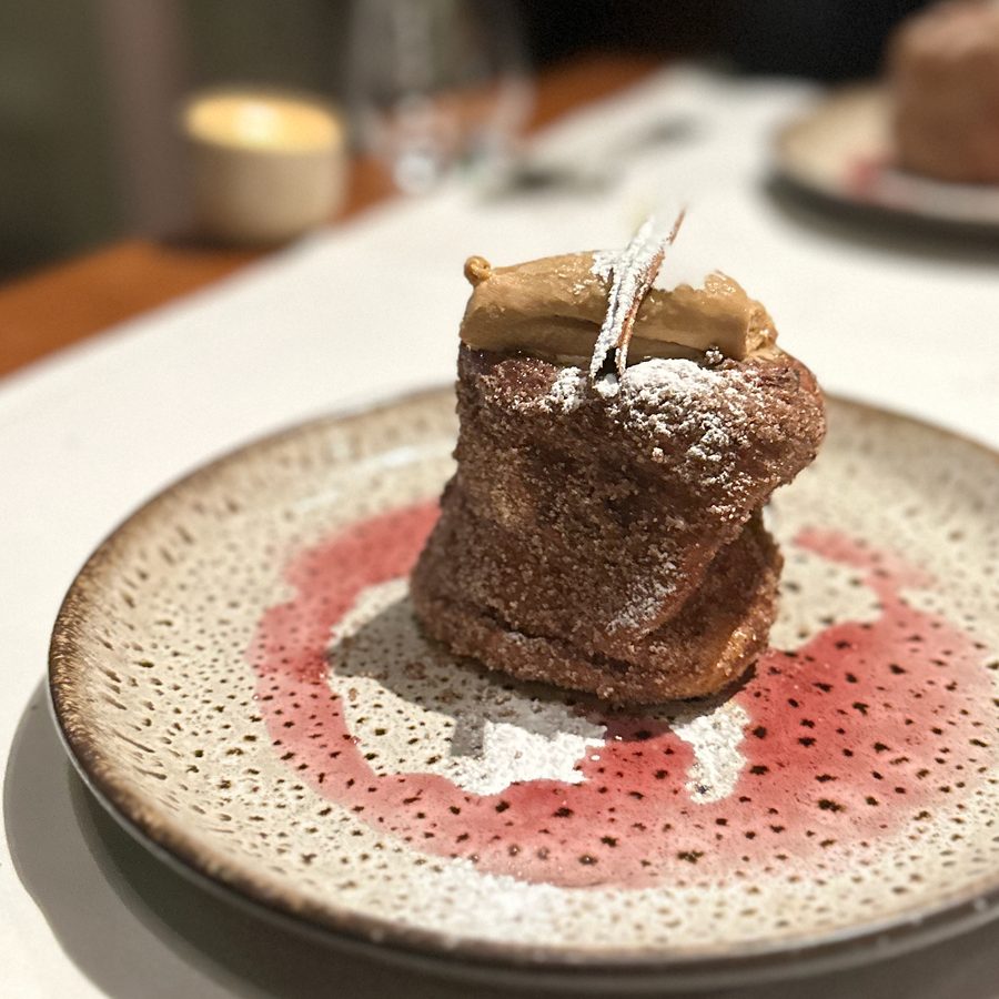 French toast dessert at Oficina, 2022