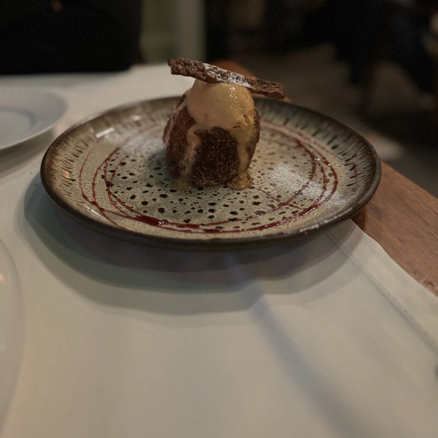 French toast dessert at Oficina, 2023