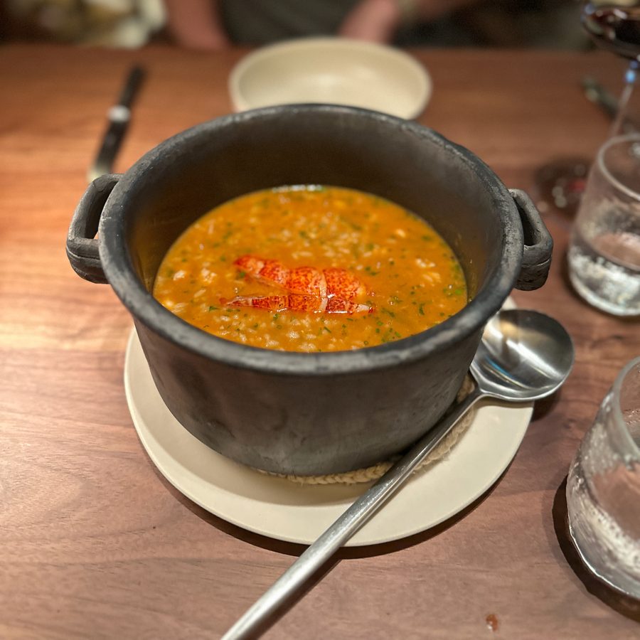 Seafood rice at Cozinha das Flores, 2023