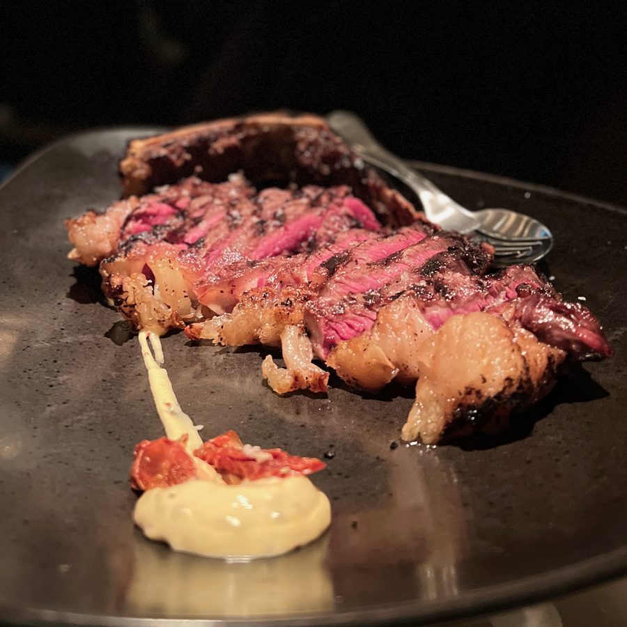 Dry-aged steak at Reitoria, 2022