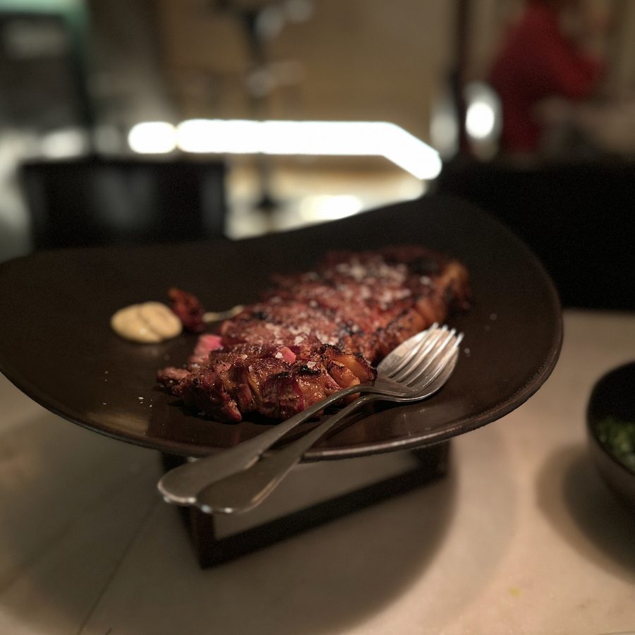 Dry-aged steak at Reitoria, 2022