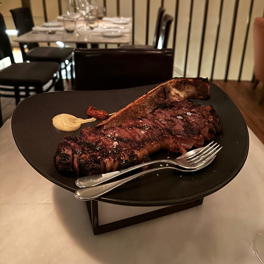 Dry-aged steak at Reitoria, 2023