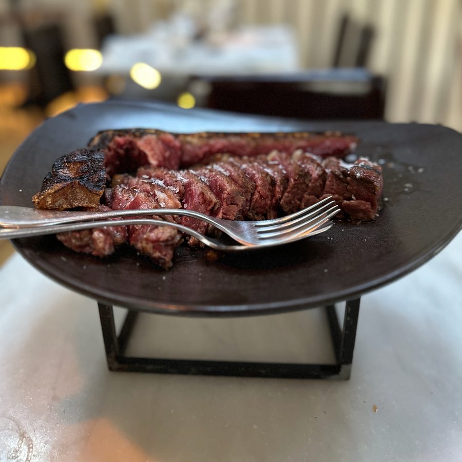 Dry-aged steak at Reitoria, 2023