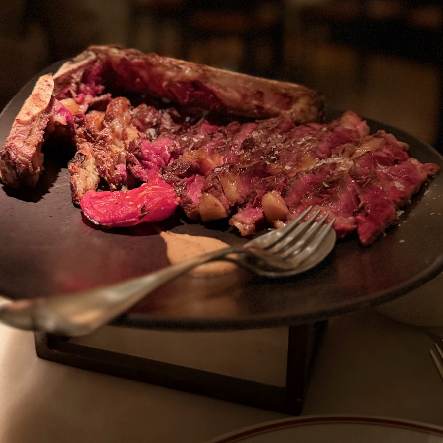Dry-aged steak at Reitoria, 2026