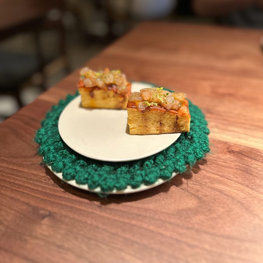 Toast bites at Cozinha das Flores, 2023