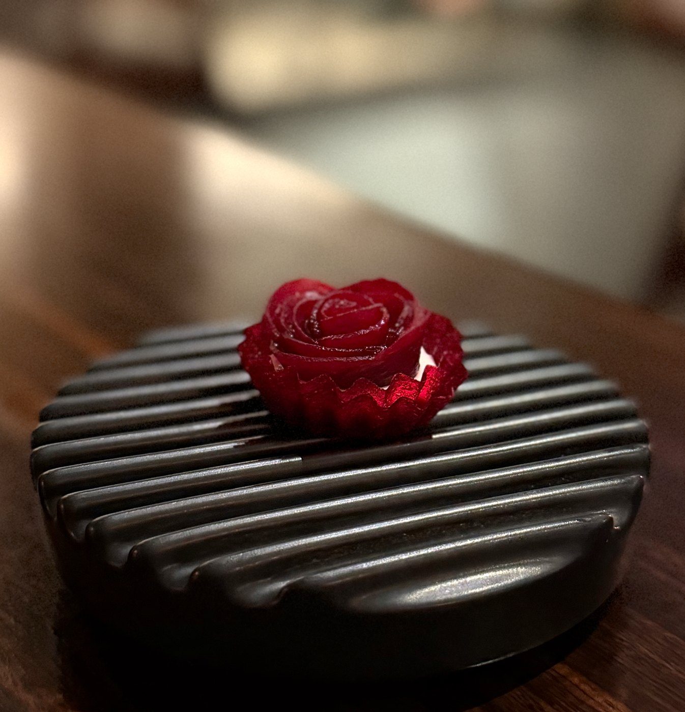 The first course of chef Daniel Carvalheira's tasting menu at Liz, Porto