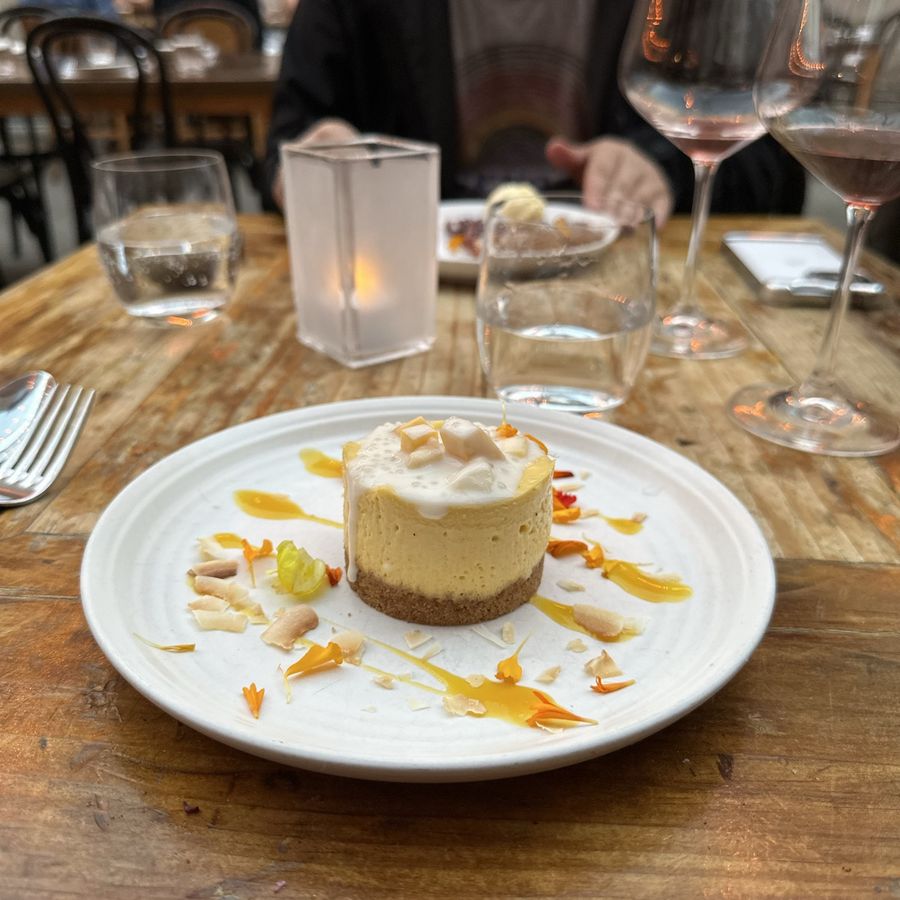 Cheesecake at Foreign Cinema, 2023