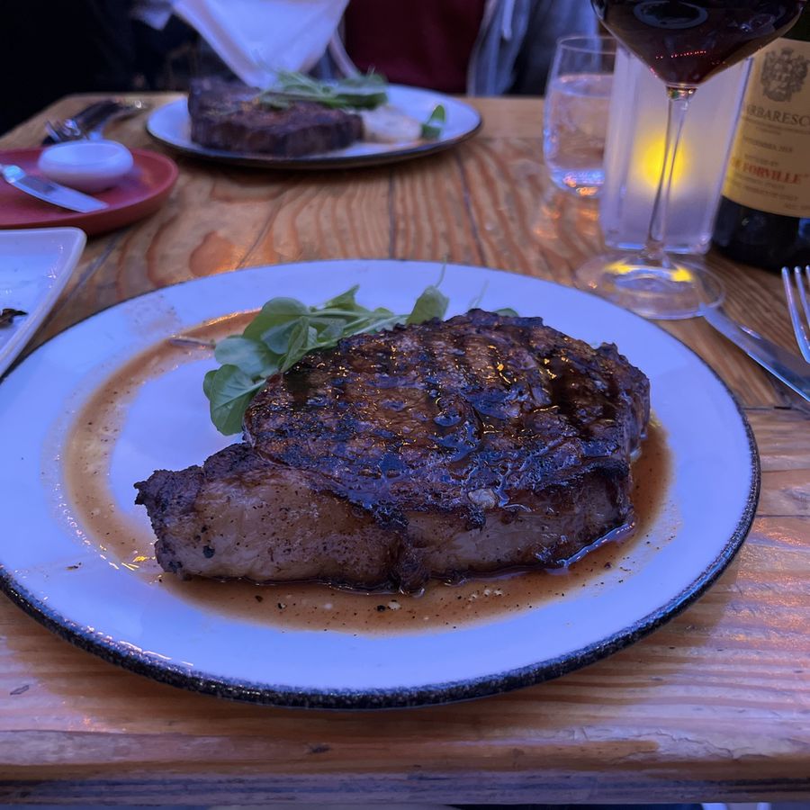 Steak at Foreign Cinema, 2021