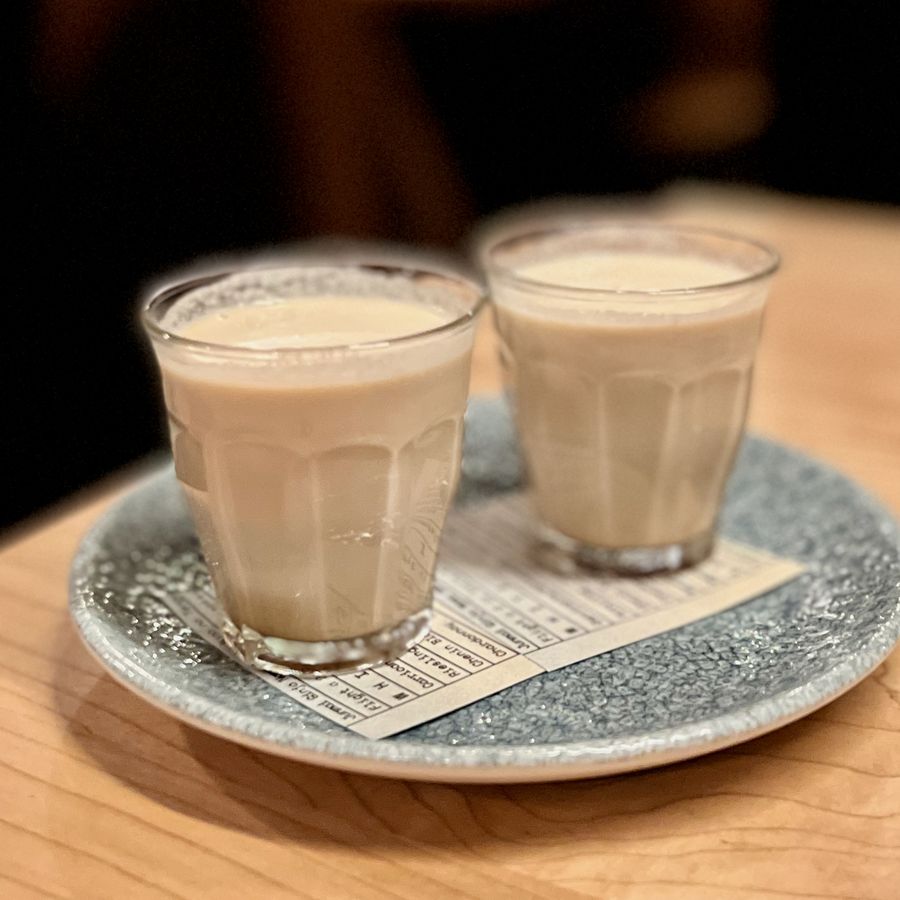 World peace peanut milk at State Bird Provisions, 2021