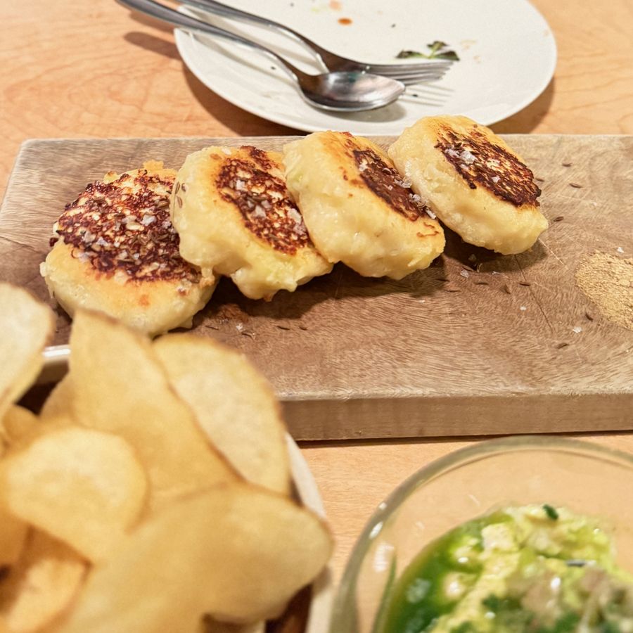 Sourdough sauerkraut pancakes at State Bird Provisions, 2026