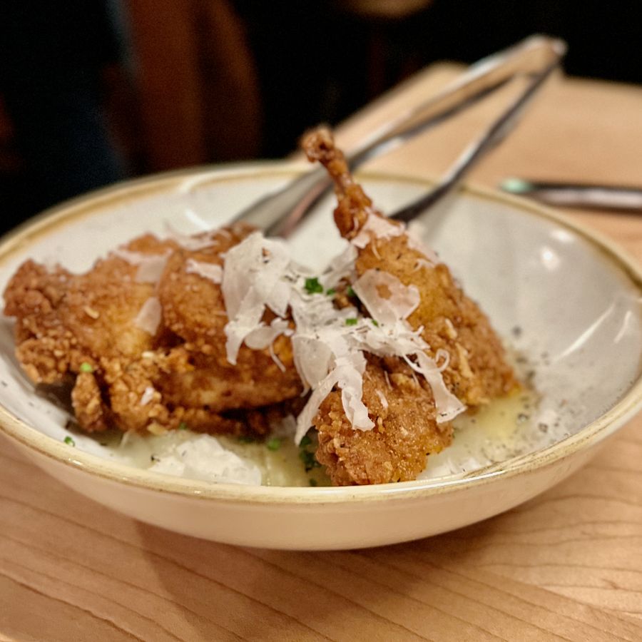 Fried quail with provisions at State Bird Provisions, 2021