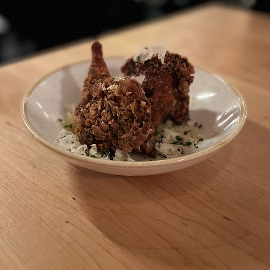 Fried quail with provisions at State Bird Provisions, 2022