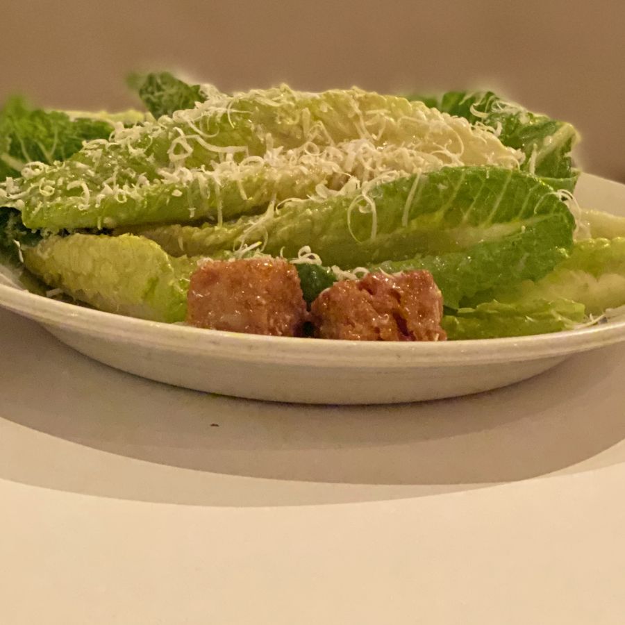 Caesar salad at Zuni Café, 2020