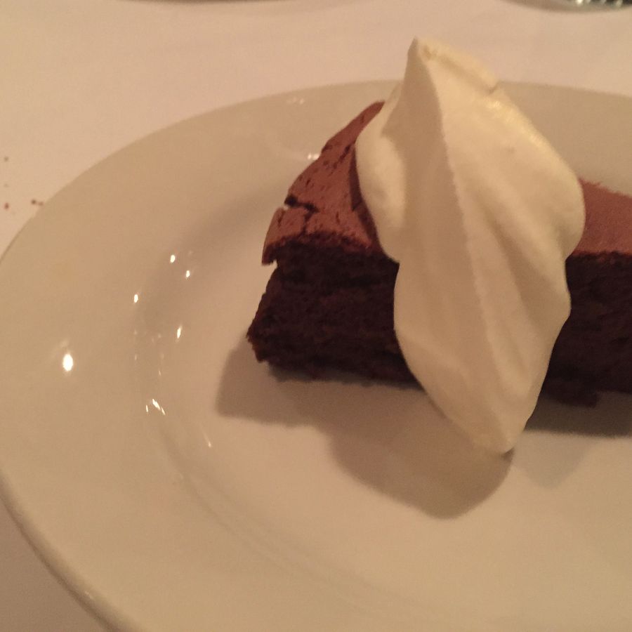 Gâteau victoire with cream at Zuni Café, 2015
