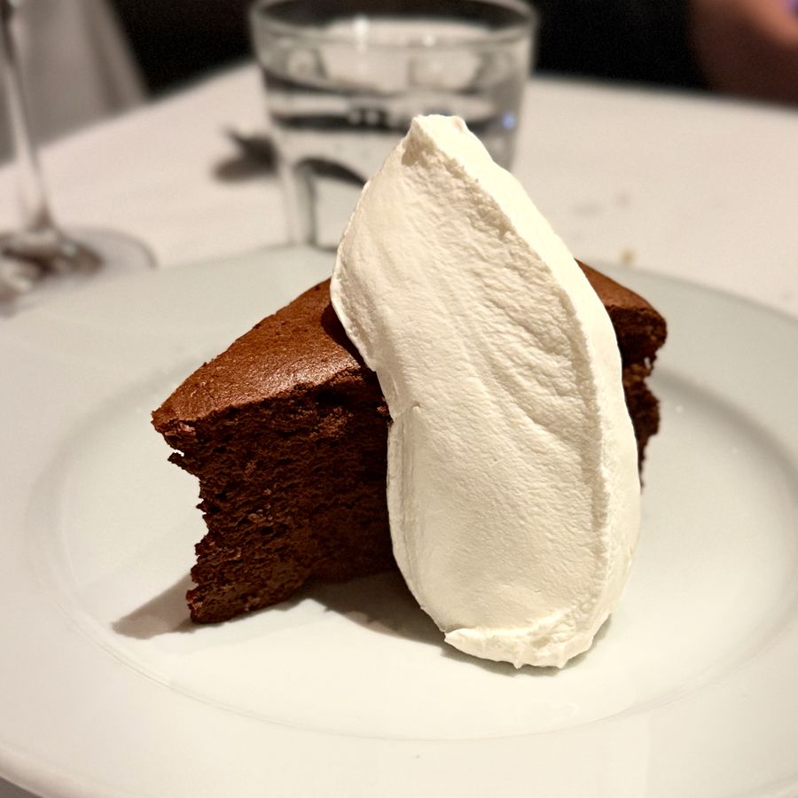 Gâteau victoire with cream at Zuni Café, 2026