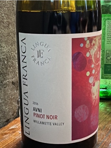 Avni Pinot Noir by Lingua Franca